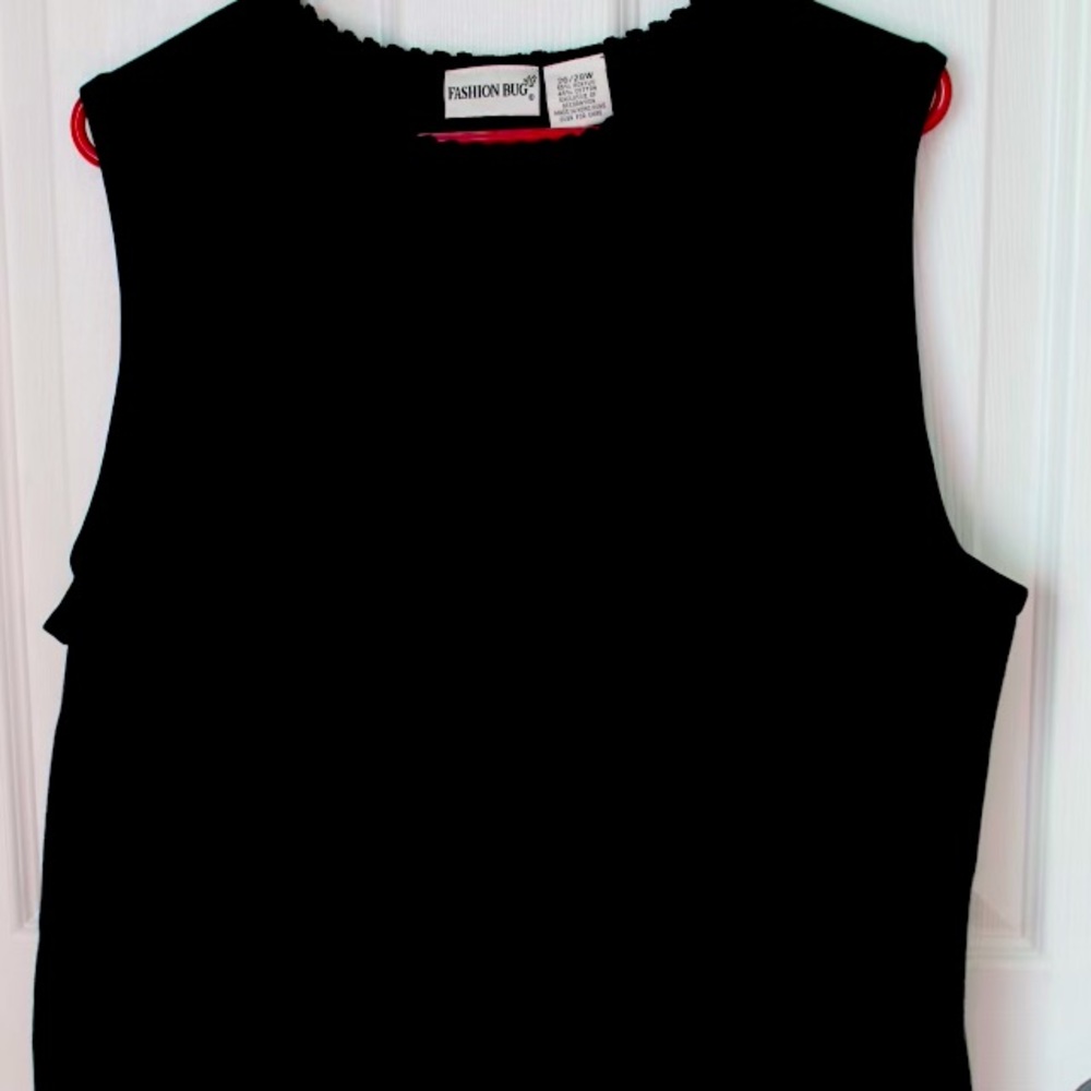 Black tank, size 26/28, Fashion Bug